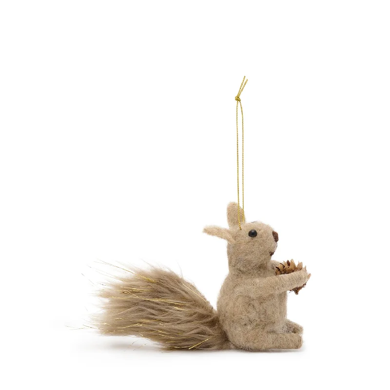 Squirrel Felt Decoration