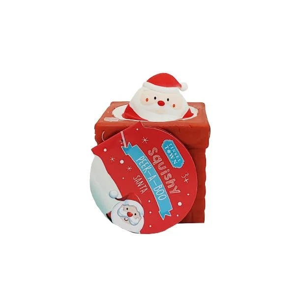 Tinsel Town Squishy Peek A Boo Santa