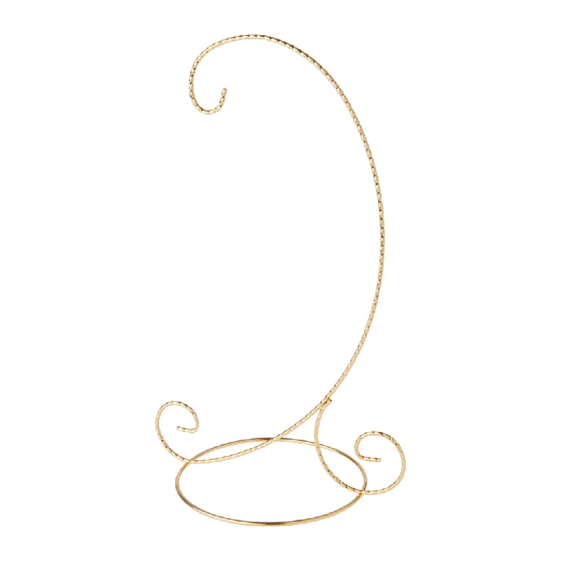 Twisted Ornament Stand, gold toned