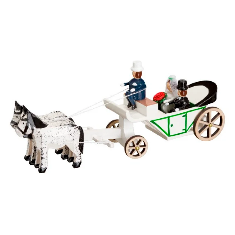 Miniature Horse-Drawn Wedding Carriage by Holzwarenfabrikation Joachim Hoyer