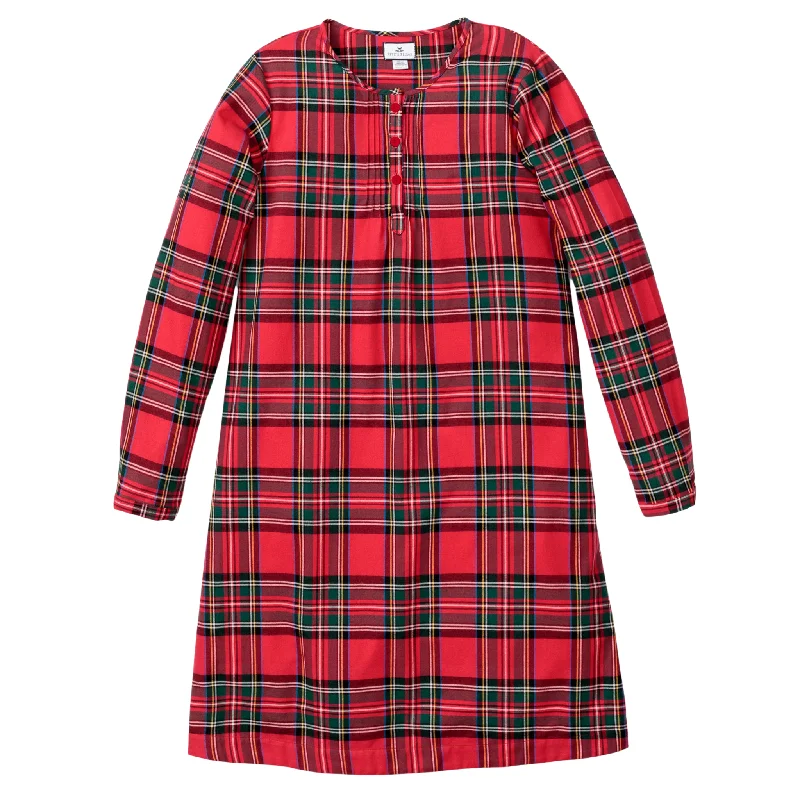 Women's Brushed Cotton Beatrice Nightgown in Imperial Tartan