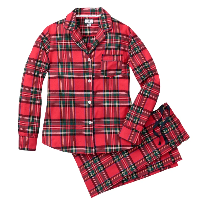 Women's Brushed Cotton Pajama Set in Imperial Tartan