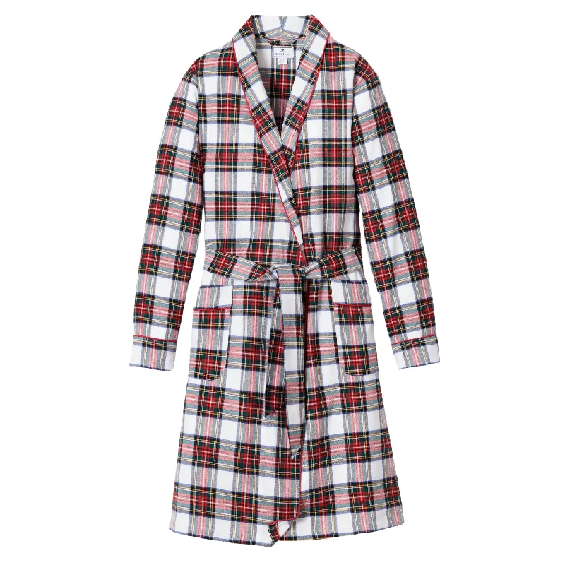 Women's Brushed Cotton Robe in Balmoral Tartan